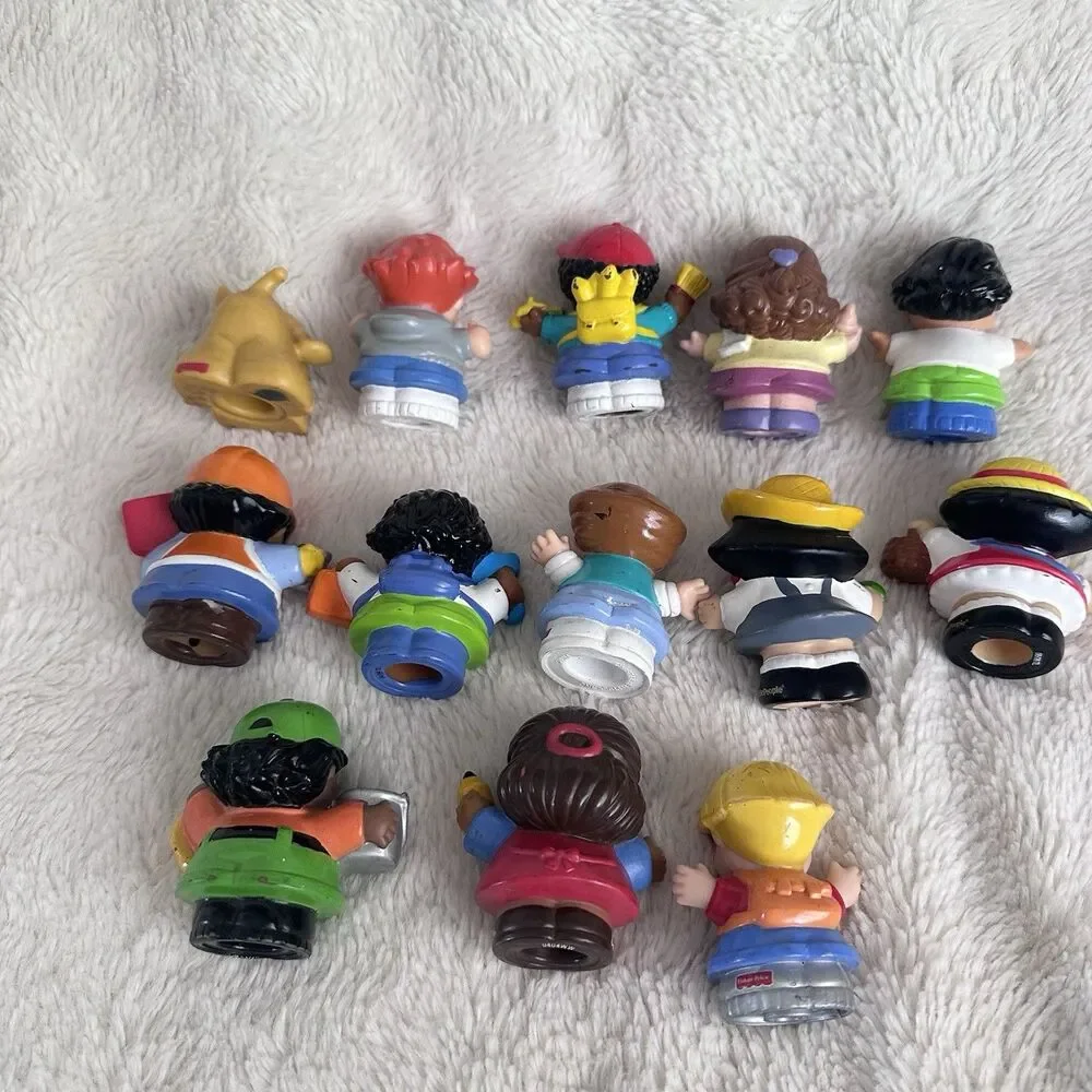 Fisher Price Little People Vintage Chunky Lot Of 13 Figure Toy 2000s